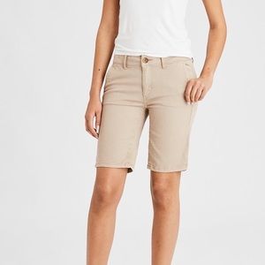 Khaki Bermuda Shorts - American Eagle